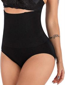 img 4 attached to Get A Perfect Hourglass Figure With DODOING'S High-Waist Butt Lifter Shapewear: Tummy Control & C-Section Recovery Panties For Women