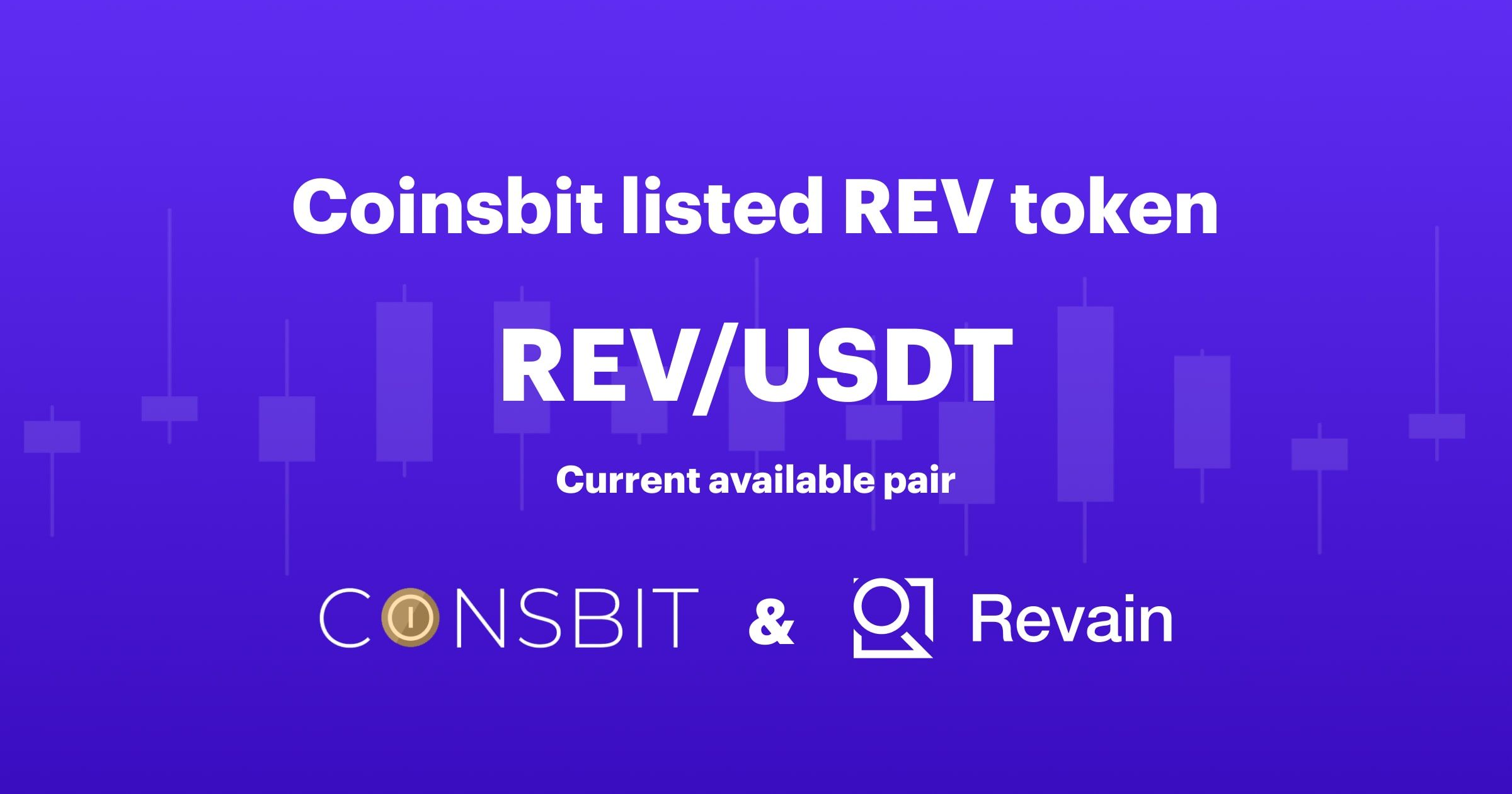 Revain is listed on the Coinsbit exchange