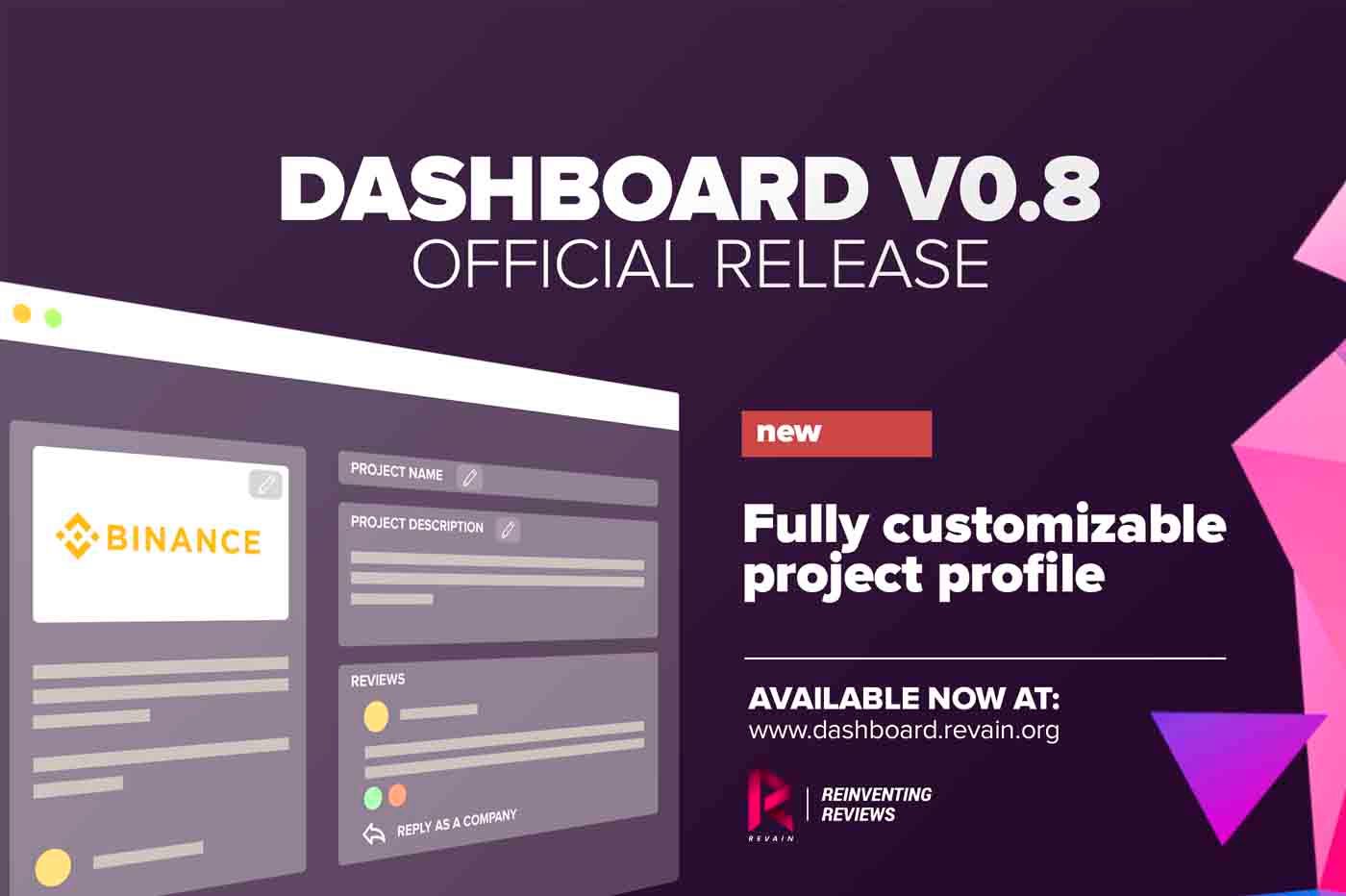 Article Revain Dashboard версии 0.8 уже здесь. Корпоративные аккаунты выходят из бета-версии