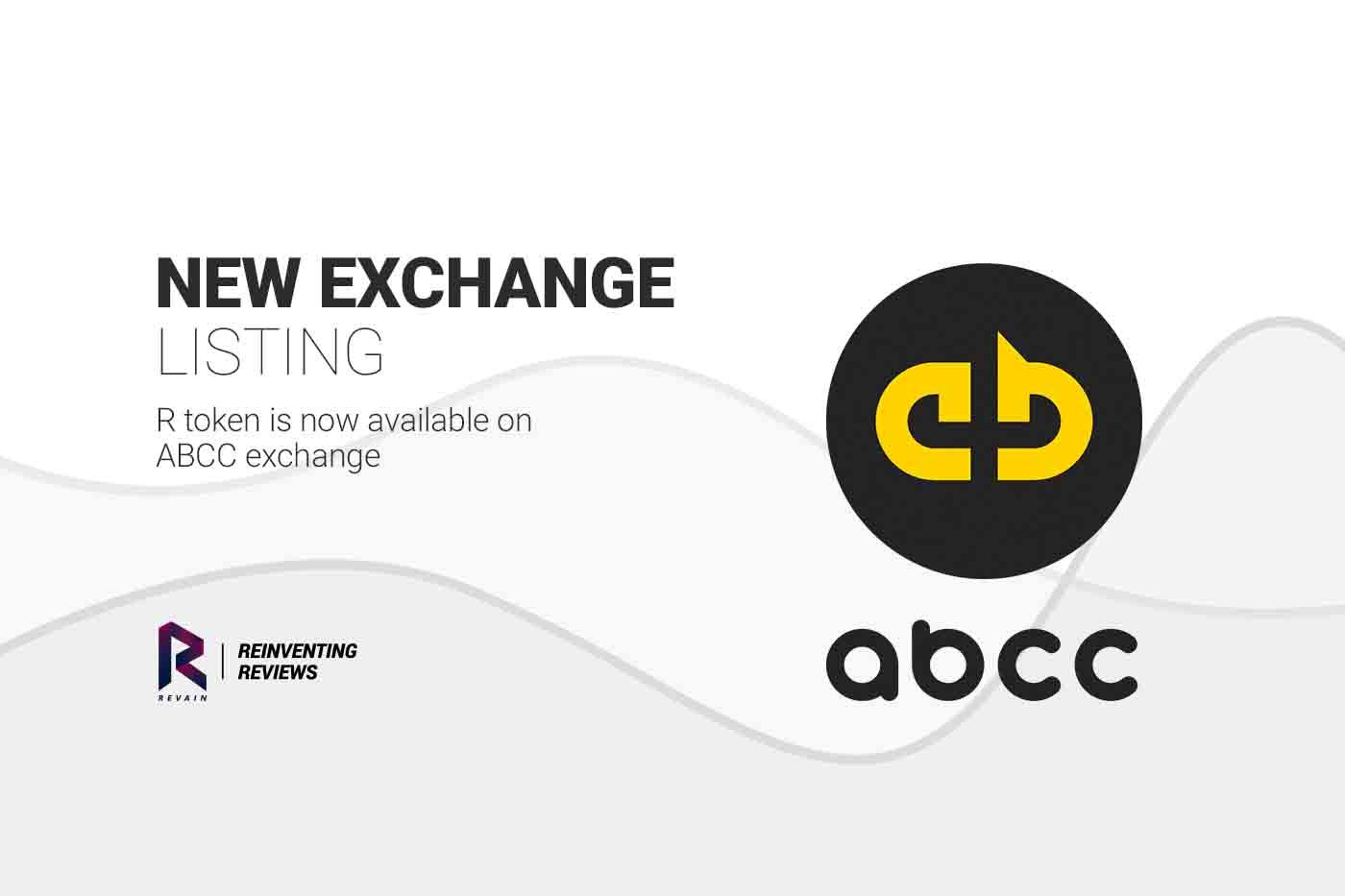 Revain has been listed on the ABCC exchange