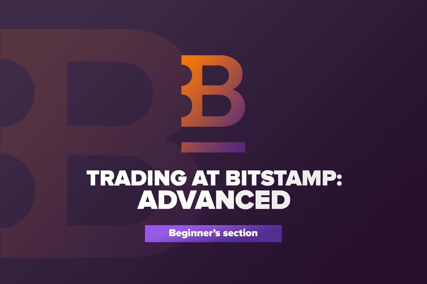 Article Trading at Bitstamp: Advanced