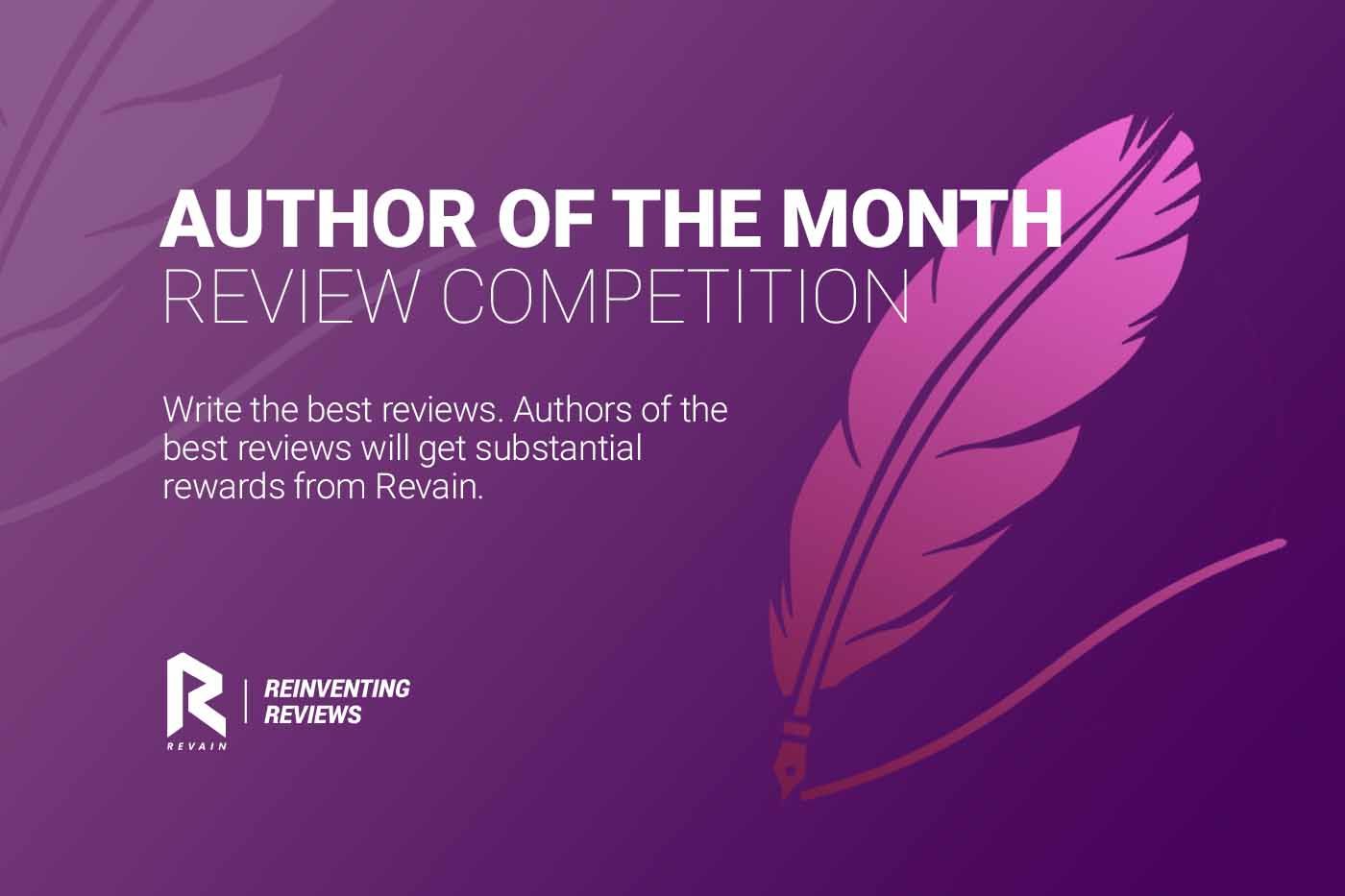 Article REVAIN AUTHOR OF THE MONTH COMPETITION