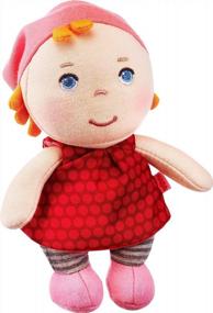 img 3 attached to Мягкая и приятная мини-кукла Герта - идеальная первая игрушка для малышей с рождения и старше