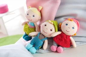 img 1 attached to Soft And Cuddly Hertha Mini Doll - Perfect First Toy For Babies From Birth And Beyond
