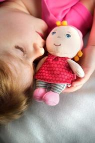 img 2 attached to Soft And Cuddly Hertha Mini Doll - Perfect First Toy For Babies From Birth And Beyond