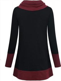 img 1 attached to Stay Stylish & Comfy With Youtalia Women'S Color Block Hoodie Sweatshirt