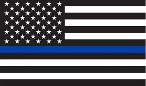 img 1 attached to 👮 Thin Blue Line Flag Stickers: Show Support for Police Officers with Freedom Products' 3” x 5” Decals, Perfect for Car, Truck, SUV and RV - Indoor and Outdoor Weather Resistant (Pack of 2)