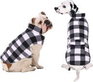 🐶 warm and stylish: letsqk winter dog coat - plaid reversible cold weather jacket for small, medium, large dogs логотип