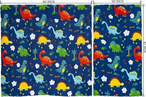 img 2 attached to Детский коврик для сна UOMNY с изображением динозавров и космоса для мальчиков и девочек