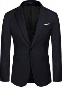 img 1 attached to COOFANDY Men'S Slim Fit Casual Blazer Sport Coat - Lightweight One Button Suit Jacket