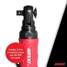 img 1 attached to Get Precise And Powerful Results With AirCat 807 3/8-Inch Mini Palm Ratchet - 35 Ft-Lbs Maximum Torque And 300 RPM