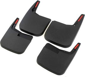 img 2 attached to Heavy Duty Molded Mud Flaps for Ford F-150 2015-2020 | 4pc Set | Red Hound Auto