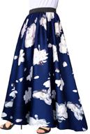 👗 sinono women's chiffon high waist maxi skirts - elegant clothing for women логотип