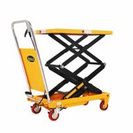 maximize efficiency with the apollolift double scissor hydraulic lift table/cart - 330lbs capacity and 43.3" lifting height logo