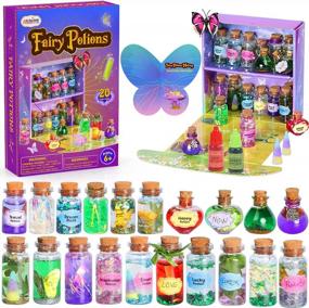 img 4 attached to Alritz Fairy Polyjuic Potion Kits For Kids, DIY 20 Bottles Magic Potions, Creative Crafts Toys For Girls 6 7 8 9 10