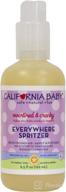 🌿 california baby overtired and cranky everywhere spritzer - organic formula for babies, kids, and sensitive skin adults, 6.5oz logo