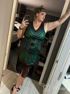img 1 attached to Plus Size 1920S Flapper Dress By BABEYOND - V Neck, Beaded & Fringed review by Seth Waldron