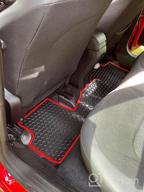 img 1 attached to Protect Your Jeep Grand Cherokee 2017-2020 With EnRand Rubber Slush Floor Mats- All Weather Front And Rear Seat Accessories Set review by Brad Cash