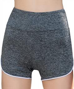 img 2 attached to Get Set To Crush Your Fitness Goals With Everbellus High Waisted Athletic Shorts For Women