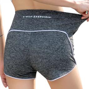 img 3 attached to Get Set To Crush Your Fitness Goals With Everbellus High Waisted Athletic Shorts For Women
