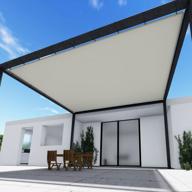 tang by sunshades depot 9'x13' waterproof rectangle sun shade sail 260 gsm beige straight edge canopy with grommet uv block shade fabric pergola cover awning customize available логотип