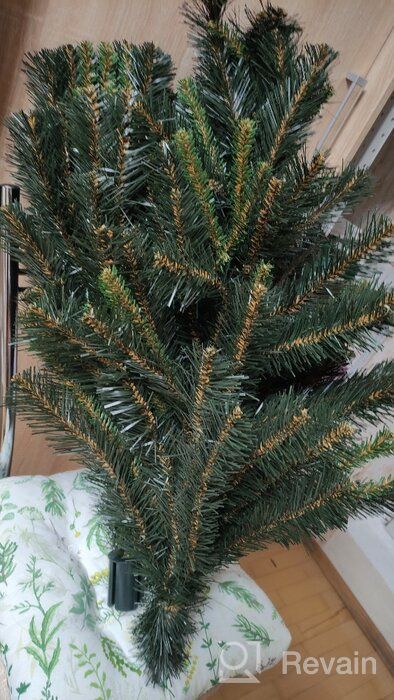 img 2 attached to 🌲 Enhance Your Space with 90 cm Taiga Artificial Green Spruce Trees review by Czesawa Piotrowska ᠌