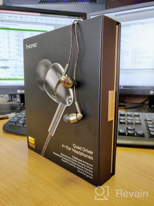 img 1 attached to Headphones 1MORE Quad Driver In-Ear E1010, grey review by Agung Casanova ᠌