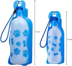 img 3 attached to ANPETBEST Dog Water Bottle 325ML/11Oz 650ML/22Oz Portable Dispenser Travel Water Bottle Bowl For Dog Cat Small A (22Oz/650Ml)
