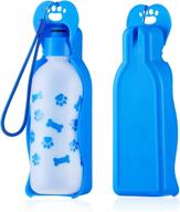 anpetbest бутылка для воды для собак 325 мл/11 унций 650 мл/22 унции портативный диспенсер для путешествий бутылка для воды чаша для собак и кошек, маленький a (22 унции/650 мл) логотип