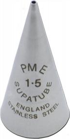 img 4 attached to PME - ST1.5 Seamless Stainless Steel SupaTube Writer #1.5 Decorating Tip, Standard, Silver