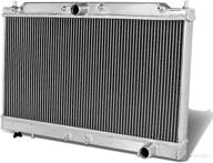 dna motoring ra me95t 2 aluminum radiator logo