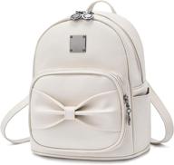 girls purse backpack bowknot leather women's handbags & wallets : fashion backpacks логотип