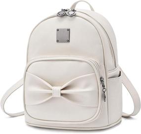 img 4 attached to Girls Purse Backpack Bowknot Leather Women's Handbags & Wallets : Fashion Backpacks