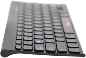 img 2 attached to QIAN SHEJI Bluetooth Compact Keyboard Wireless 3.0 - Spanish 79 Keys, Rechargeable Battery (230Mah) Black (QACTB18003)