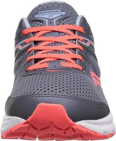 img 3 attached to Saucony Womens Cohesion Sneaker Charcoal Women's Shoes : Athletic