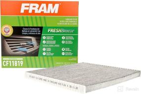 img 4 attached to FRAM Fresh Breeze Cabin Air Filter Replacement with Arm and Hammer Baking Soda, Easy Install - CF11819 for GM, Hyundai and Kia Vehicles