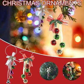 img 3 attached to Add Festive Cheer To Your Home With VECELO'S 2 Pack Christmas Bell Ornaments!