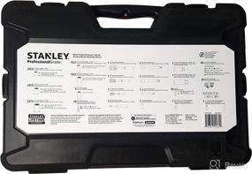 img 1 attached to STANLEY Professional Grade Black Chrome Mechanics Tool Set - Socket Set with 229 Pieces