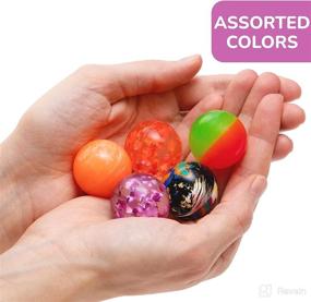 img 2 attached to 🎉 Entervending 24-Piece Assorted Pack of 1.26-Inch Mini Bouncy Balls for Kids - Bouncy Ball Toys for Capsule Vending Machine - Bouncy Party Favors - Super Balls