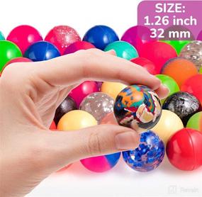 img 1 attached to 🎉 Entervending 24-Piece Assorted Pack of 1.26-Inch Mini Bouncy Balls for Kids - Bouncy Ball Toys for Capsule Vending Machine - Bouncy Party Favors - Super Balls