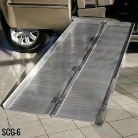 img 3 attached to Discount Ramps Silver Spring SCG-6 Folding Mobility And Utility Ramp-600Lb. Capacity, 6’Long