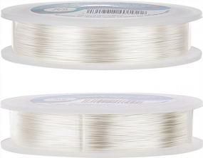 img 3 attached to 28 Gauge Silver & Copper Jewelry Wire - 328 Feet/109 Yards Tarnish Resistant For Beading And Crafting