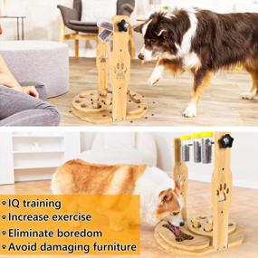 img 3 attached to Bamboo Dog Puzzle Feeder: Engage Your Pet With Mental Stimulation And Slow Feeding