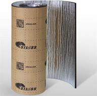 🚗 siless liner 157 mil 36 sqft aluminum foil finish car sound deadening & heat insulation closed cell foam - advanced pe foam sound deadener логотип