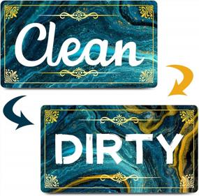 img 4 attached to Streamline Your Kitchen – Get Our Clean Dirty Dishwasher Magnet Today!
