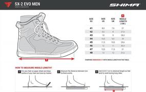 img 1 attached to Maximize Your Performance With SHIMA SX-2 EVO Motorcycle Shoes For Men - Reinforced Leather Riding Shoes With Ankle Support And Anti-Slip Sole