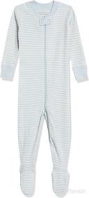 img 4 attached to 🌙 Moon and Back by Hanna Andersson Girls' Footed One Piece Pajama