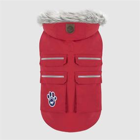 img 1 attached to 🐶 Water-Resistant Insulated Down Jacket for Dogs by Canada Pooch - Winter Vest for Maximum Warmth and Comfort, Featuring Fleece Lining and Easy Velcro Closure - Ideal for Small, Medium, and Large Breed Dogs