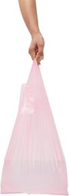 img 1 attached to Top-Quality 2.6-4 Gallon Pink Small Trash Bags - 90 Counts for Bedroom Garbage & Wastebasket