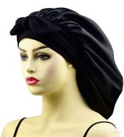 💤 silk sleep bonnet cap for satin sleeping logo